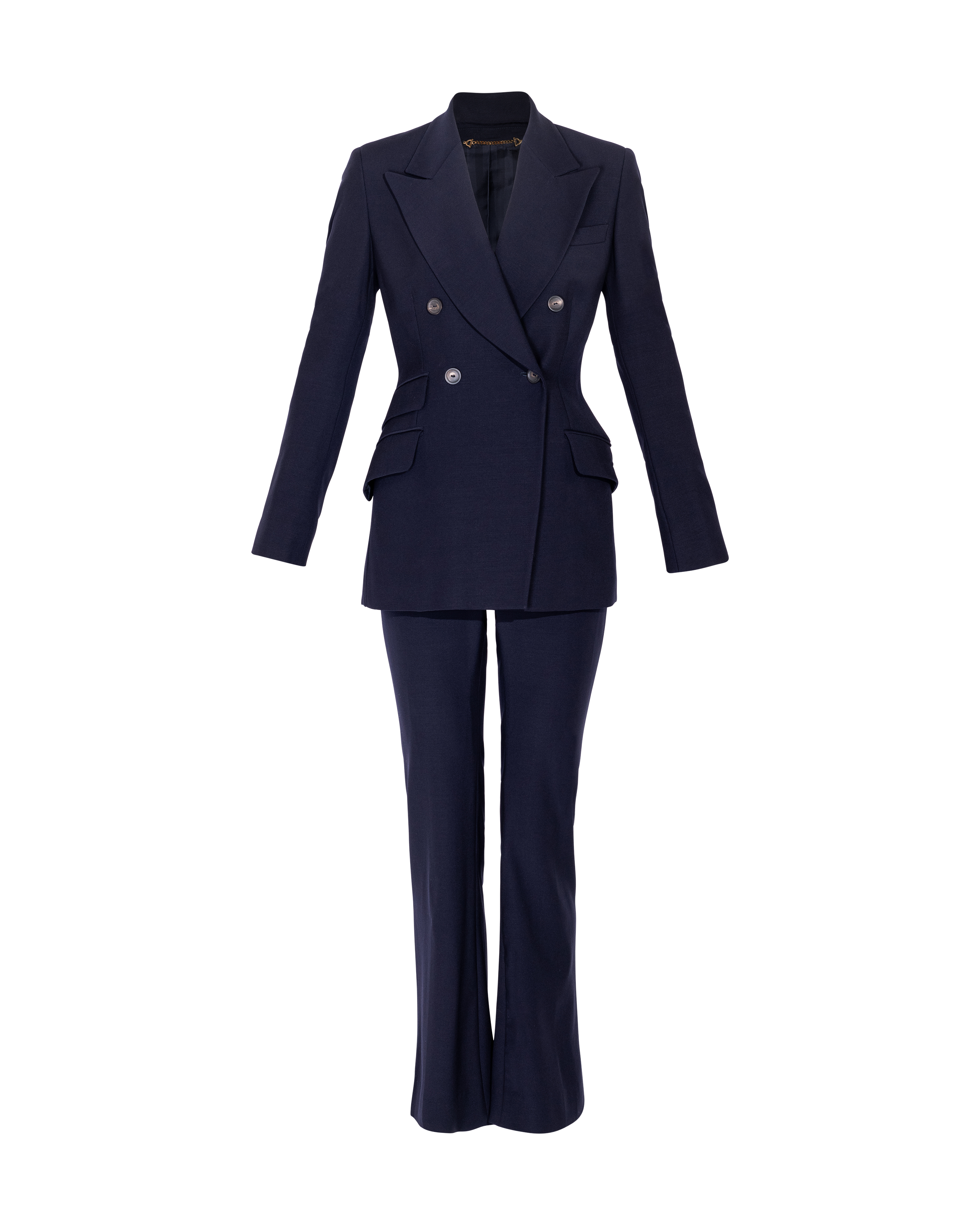 A/W 1996 Deep Navy Double-Breasted Tuxedo Suit Set