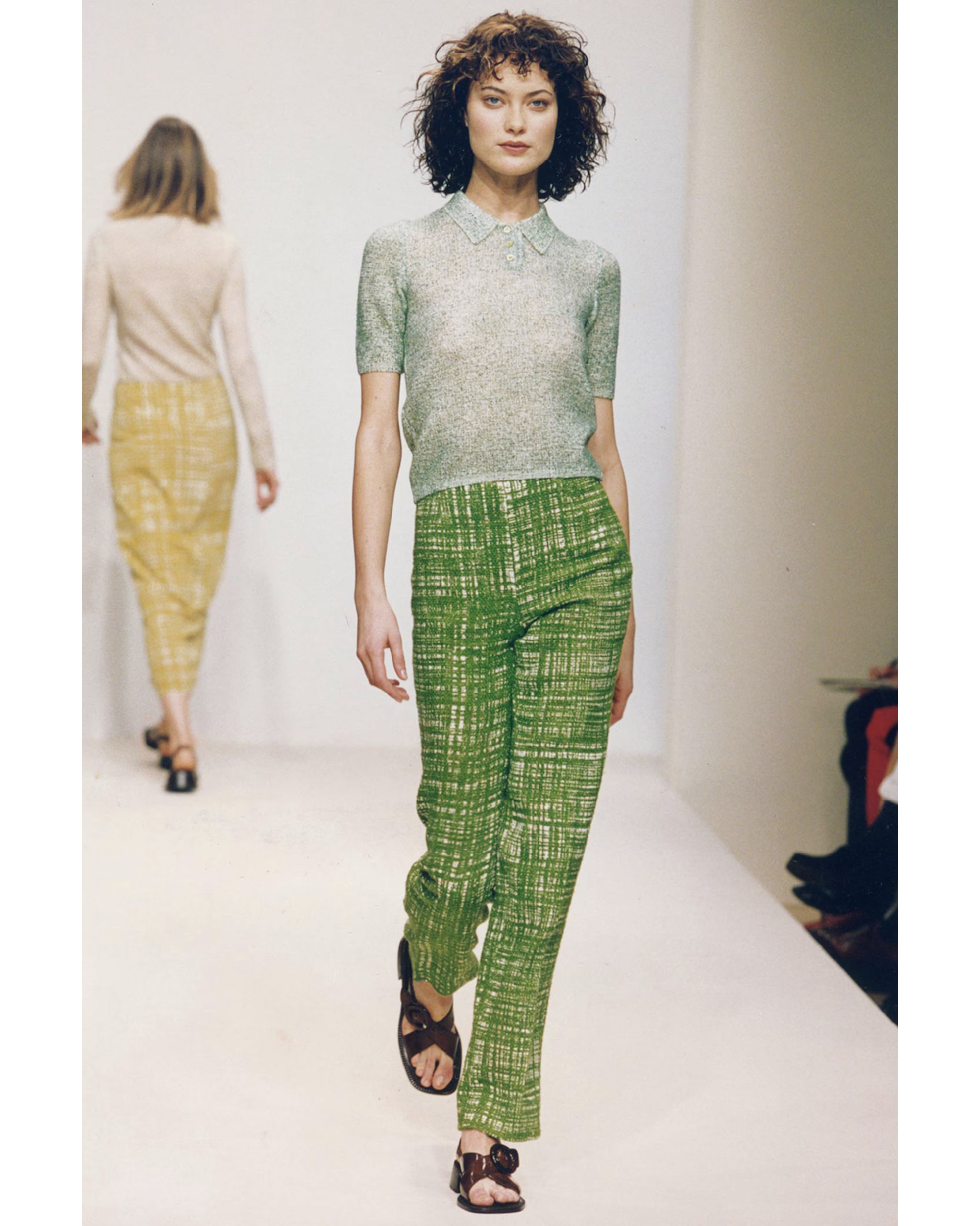 S/S 1996 Green Patterned Trousers