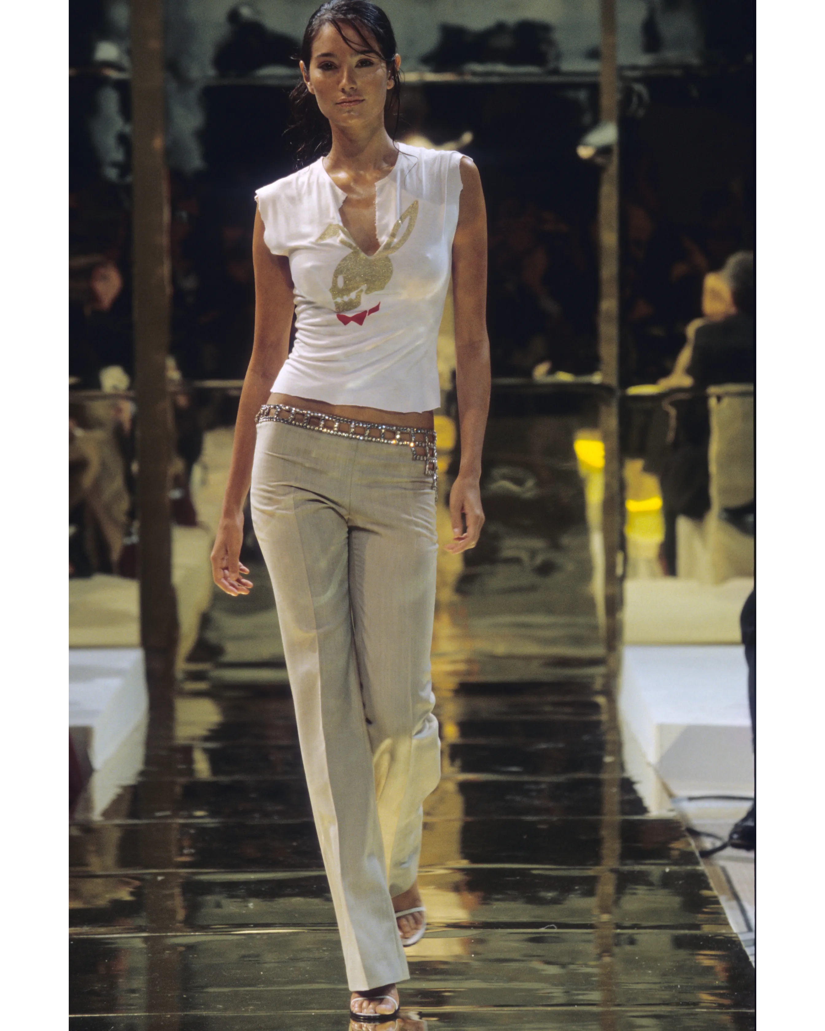 S/S 2000 Crystal Embellished Trousers